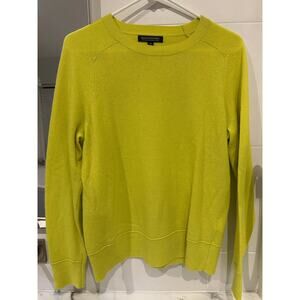 Chartreuse merino wool sweater